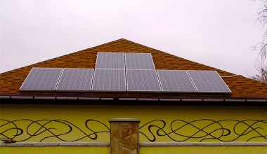 Solar station with installed power capacity 1,6 kW