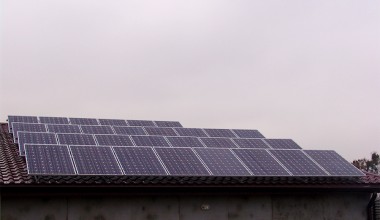 Solar power station with installed power capacity 10,4 kW