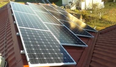 Солнечная электростанция мощностью 9,88 кВт