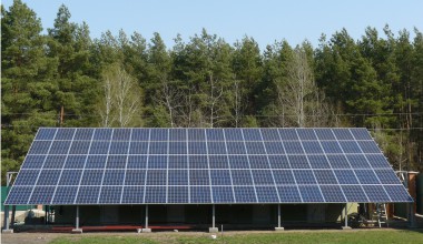 Solar power station with installed power capacity 23,85 kW